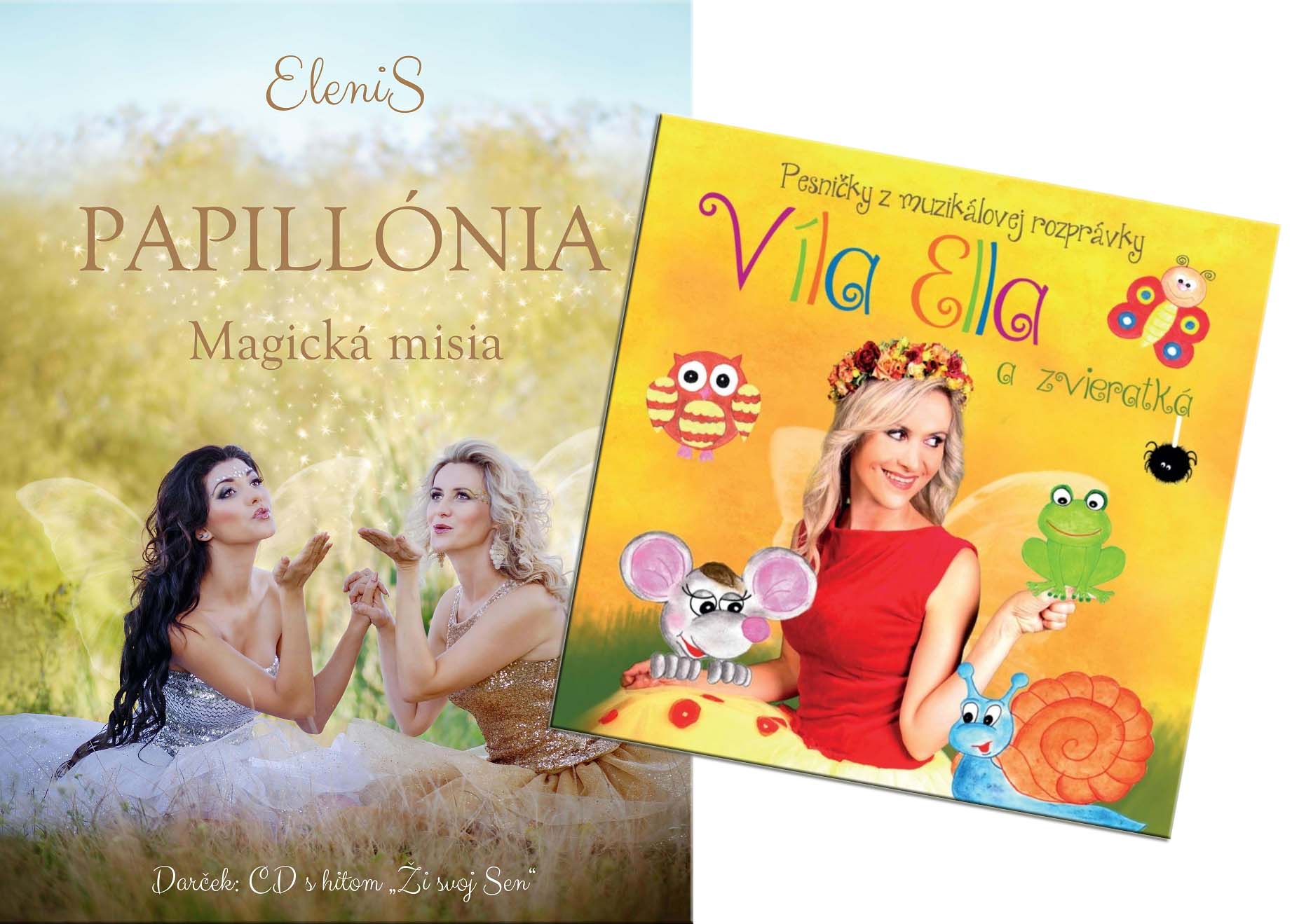 KNIHA + CD VÍLLA ELLA A ZVIERATKÁ